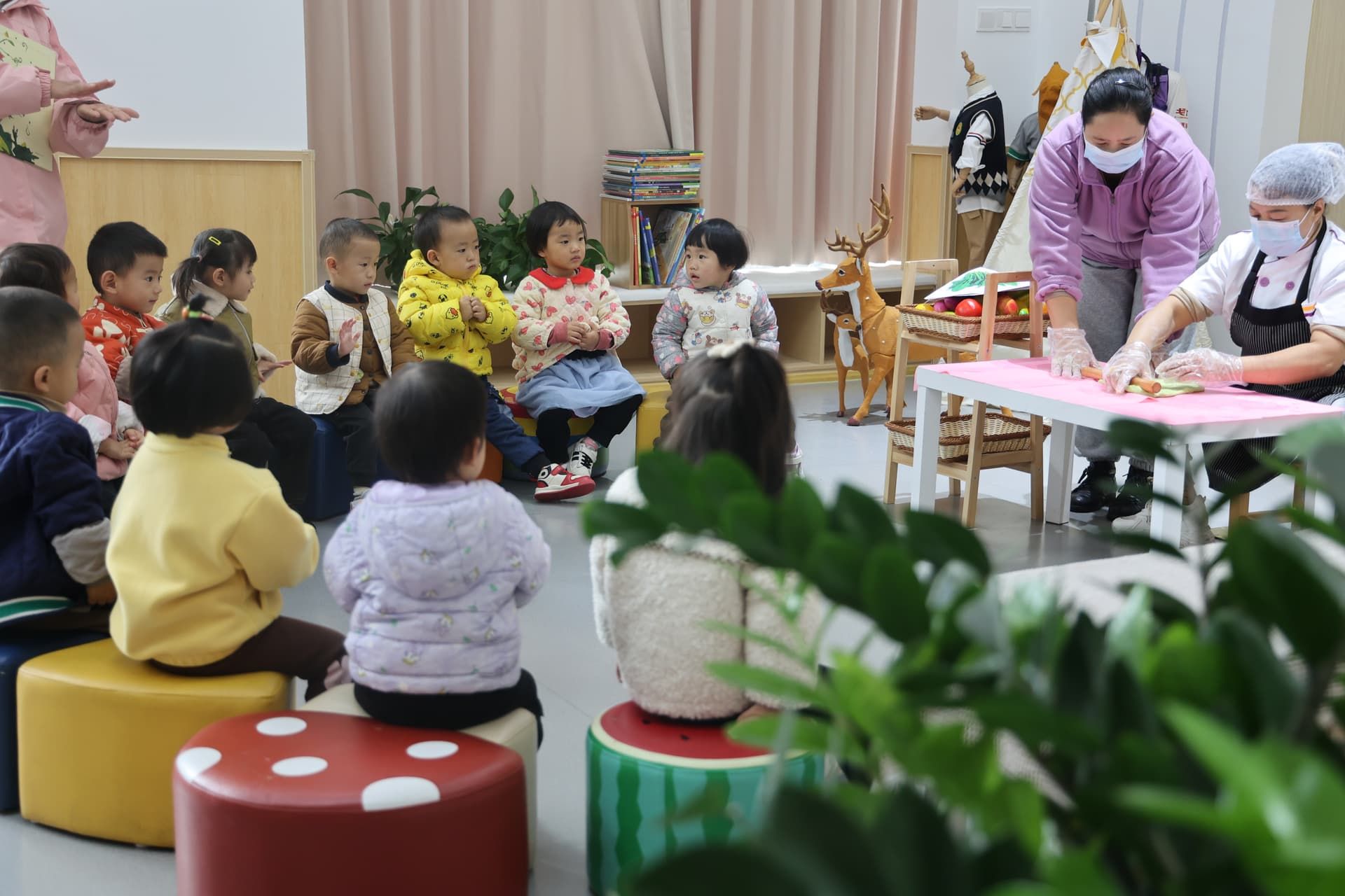 苗苗幼儿园教室一角
